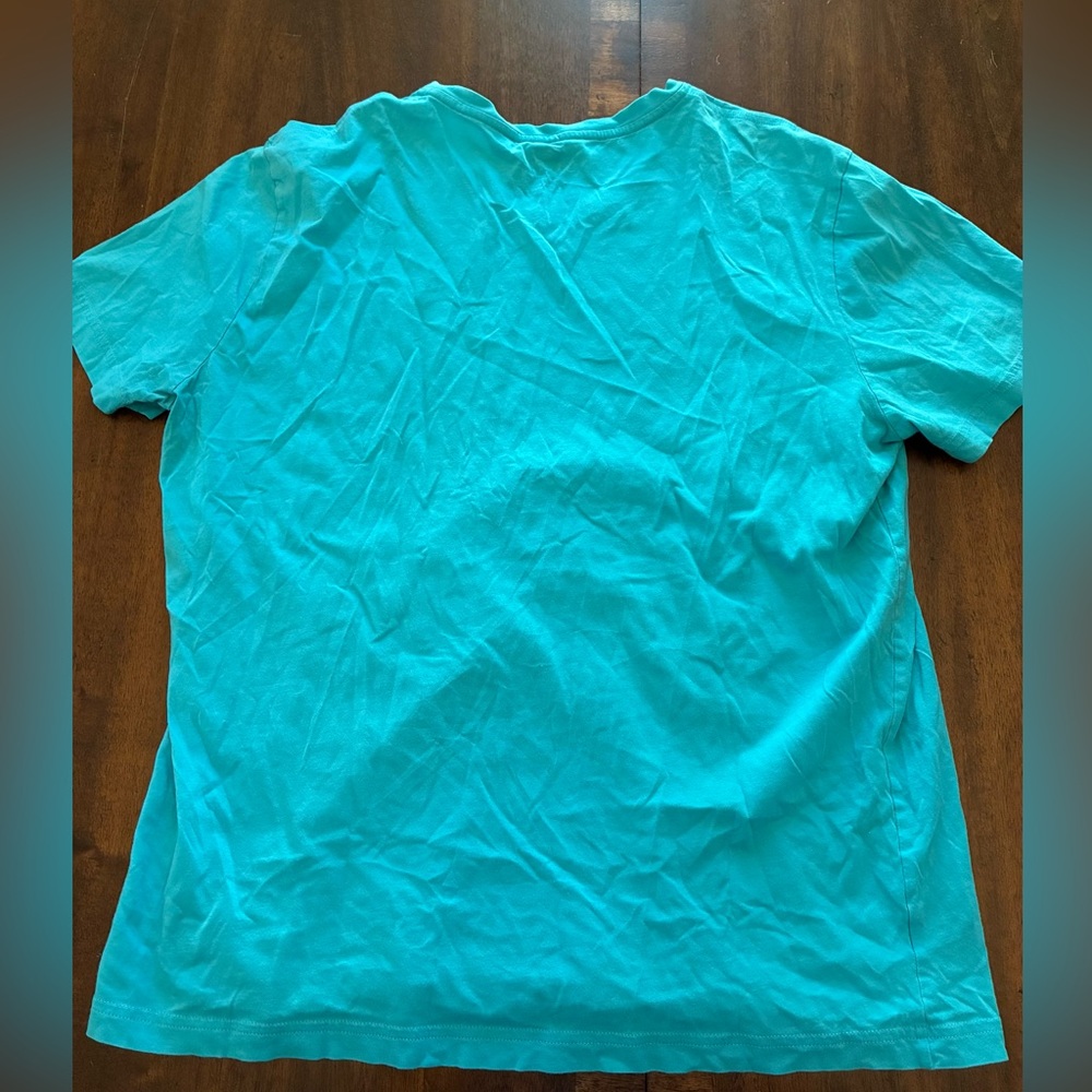 Lacoste T-Shirt Women’s 6 Tee Top Blue Alligator Short Sleeve - Picture 3 of 3